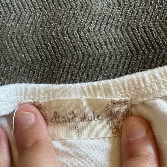 Altar'd State Cream Off-Shoulder Bodysuit - Picture 4 of 4